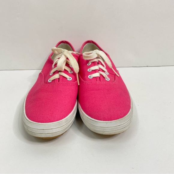 Keds Shoes Vintage Keds Neon Hot Pink Classic Champion Canvas